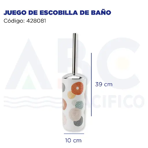 [428081] JUEGO DE ESCOBILLA DE BAÑO