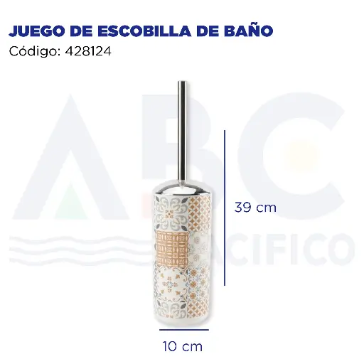 [428124] JUEGO DE ESCOBILLA DE BAÑO