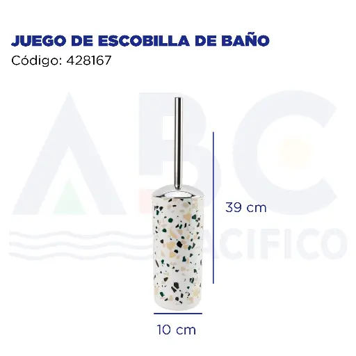 [428167] JUEGO DE ESCOBILLA DE BAÑO