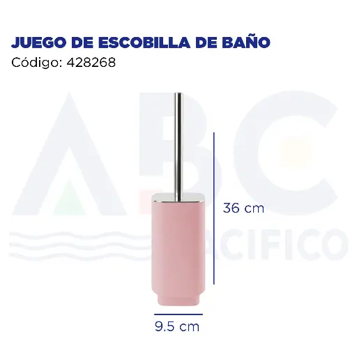 [428268] JUEGO DE ESCOBILLA DE BAÑO