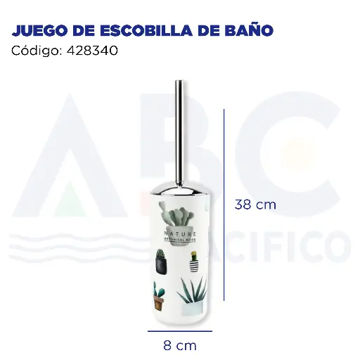 [428340] JUEGO DE ESCOBILLA DE BAÑO