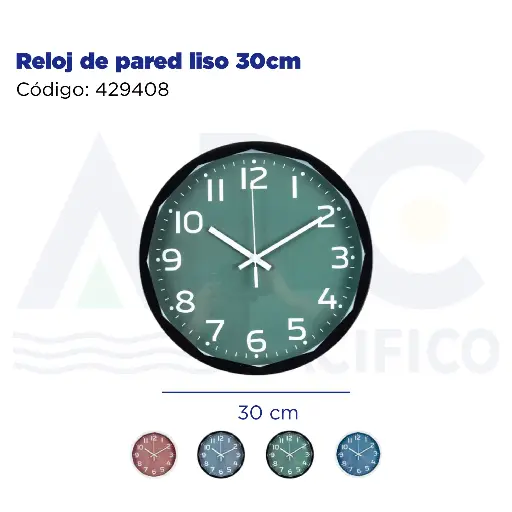 [429408] Reloj de pared liso 30cm