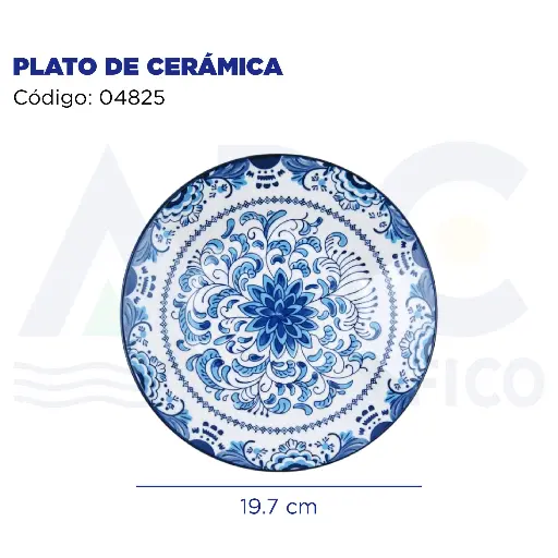 [04825] PLATO DE CERÁMICA