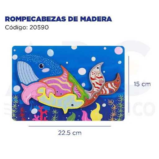 [20590] ROMPECABEZAS DE MADERA