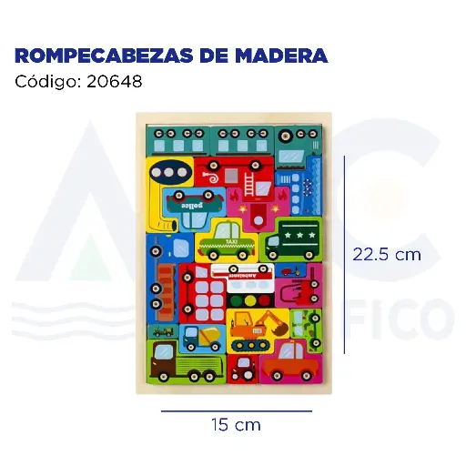 [20648] ROMPECABEZAS DE MADERA
