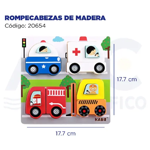 [20654] ROMPECABEZAS DE MADERA