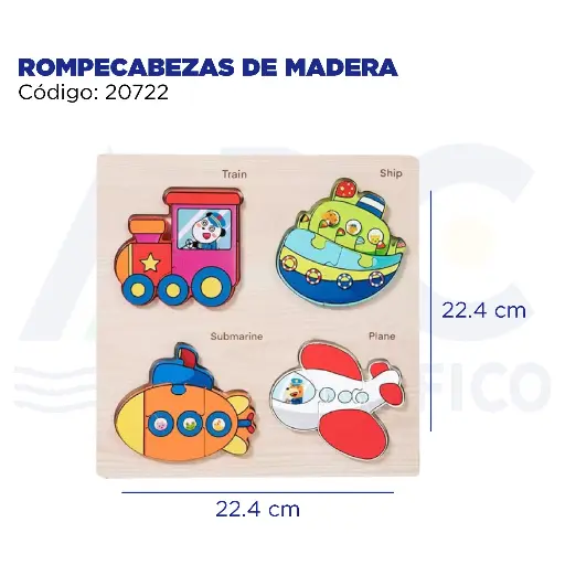 [20722] ROMPECABEZAS DE MADERA