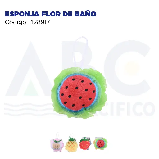 [428917] ESPONJA FLOR DE BAÑO