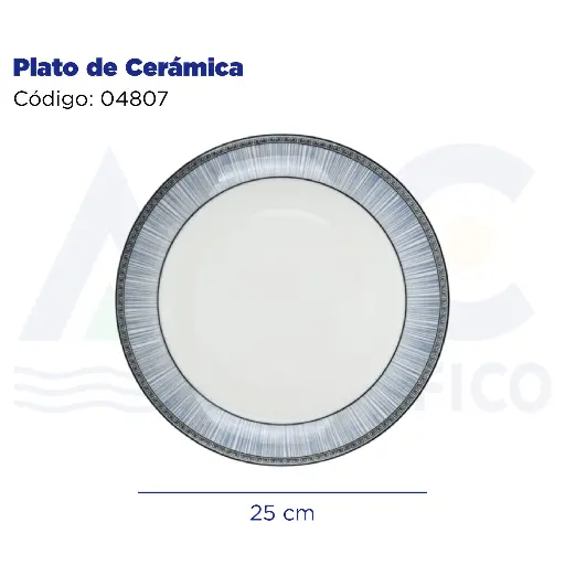 [04807] Plato de Cerámica