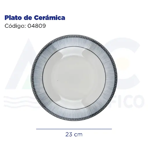 [04809] Plato de Cerámica