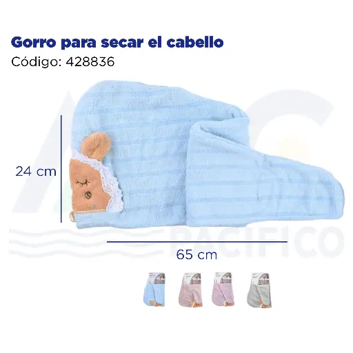 [428836] Gorro para secar el cabello