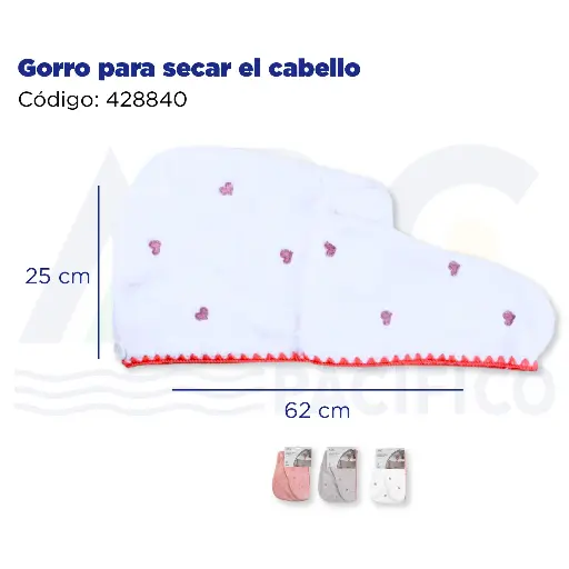 [428840] Gorro para secar el cabello