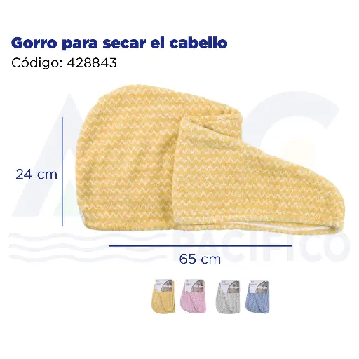 [428843] Gorro para secar el cabello
