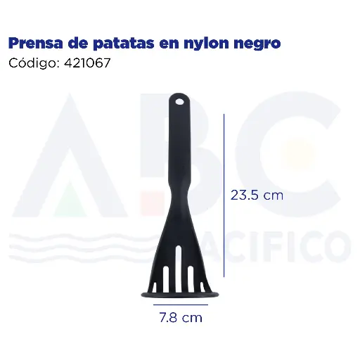 [421067] Prensa de patatas en nylon negro