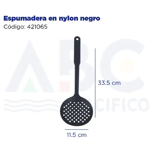 [421065] Espumadera en nylon negro