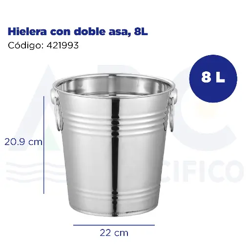 [421993] Hielera con doble asa, 8L
