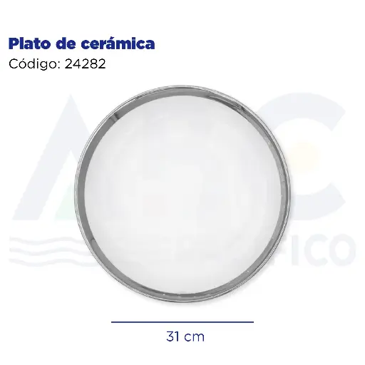 [24282] Plato de cerámica