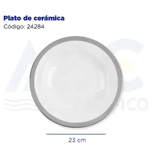 [24284] Plato de cerámica