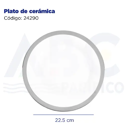 [24290] Plato de cerámica