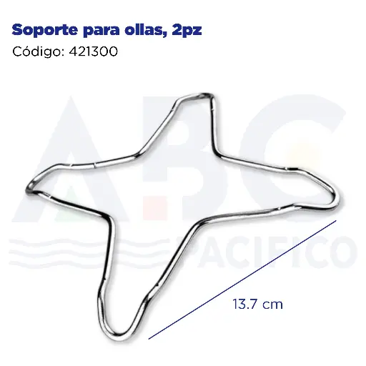 [421300] Soporte para ollas, 2pz