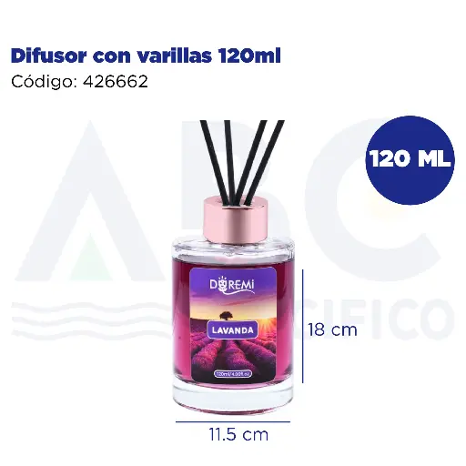 [426662] Difusor con varillas 120ml