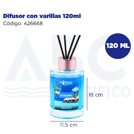 [426668] Difusor con varillas 120ml