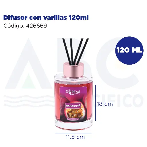 [426669] Difusor con varillas 120ml
