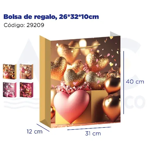 [29209] Bolsa de regalo, 26*32*10cm