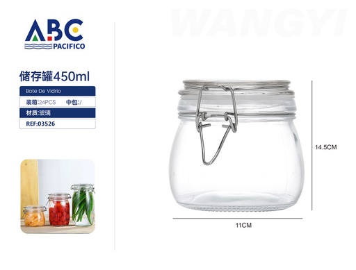[03526] Frasco hermético de 450ml