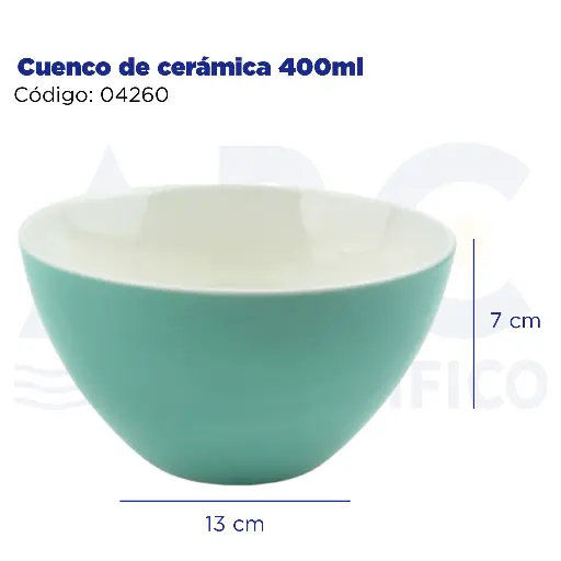 [04260] Cuenco de cerámica 400ml