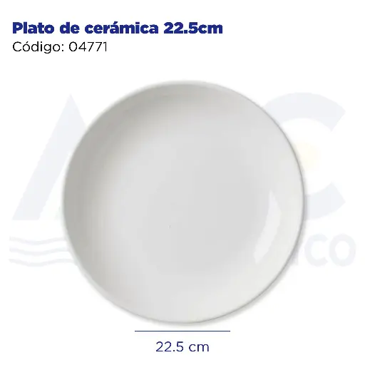 [04771] Plato de cerámica 22.5cm