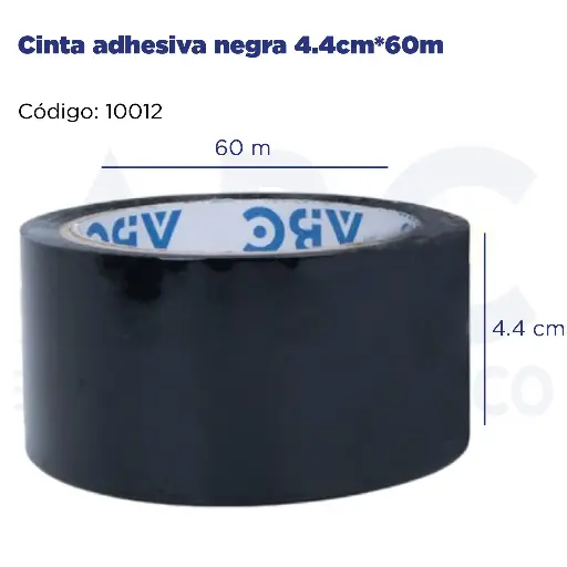 [10012] Cinta adhesiva negra 4.4*60