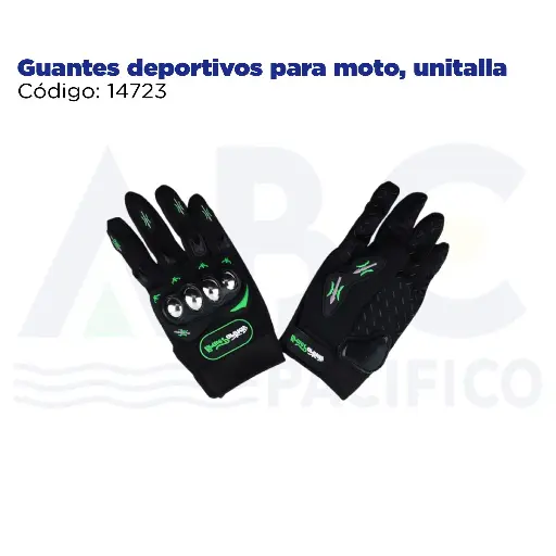 [14723] Guantes deportivos para moto, unitalla