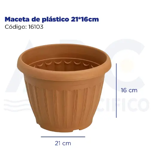 [16103] Maceta de plástico 21*16cm