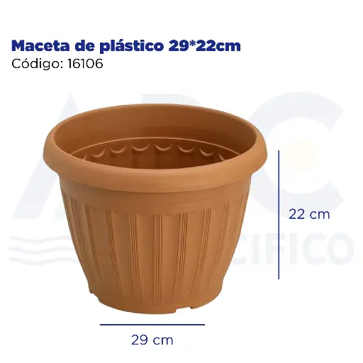 [16106] Maceta de plástico 29*22cm