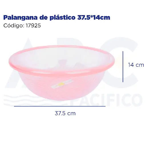 [17925] Palangana de plástico 37.5*14cm 