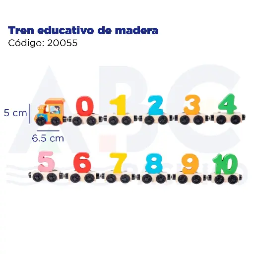 [20055] Tren educativo de madera