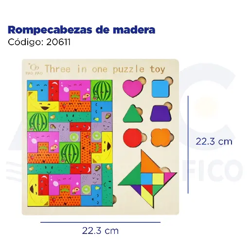 [20611] Rompecabezas de madera