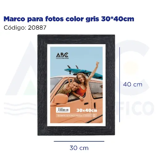 [20887] Marco para fotos color gris 30*40cm