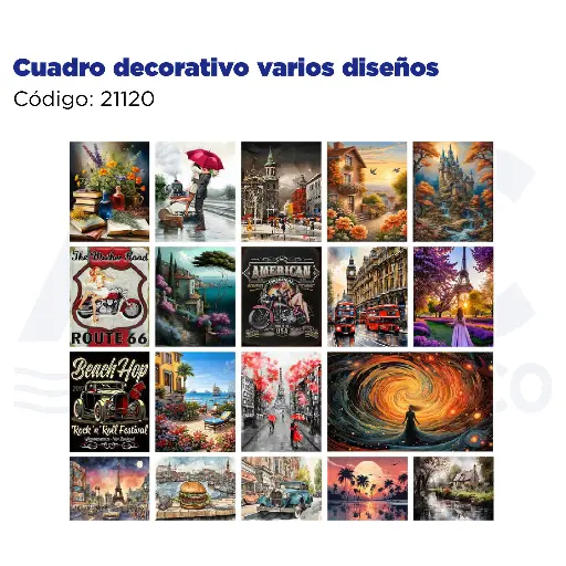 [21120] Cuadro decorativo varios diseños