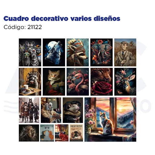 [21122] Cuadro decorativo varios diseños