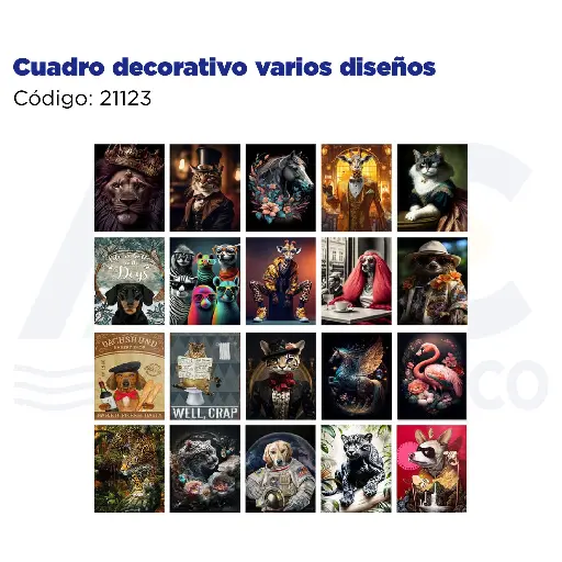 [21123] Cuadro decorativo varios diseños