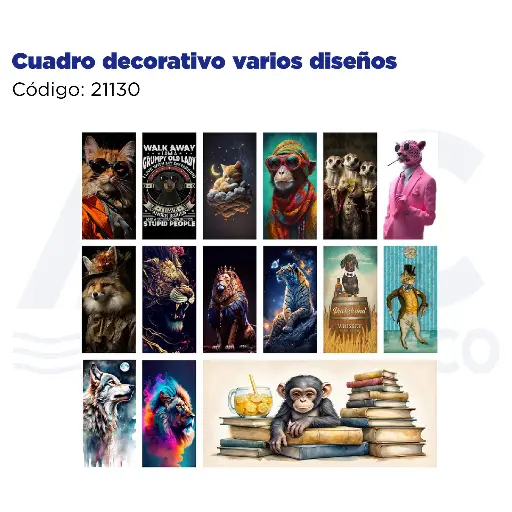 [21130] Cuadro decorativo varios diseños