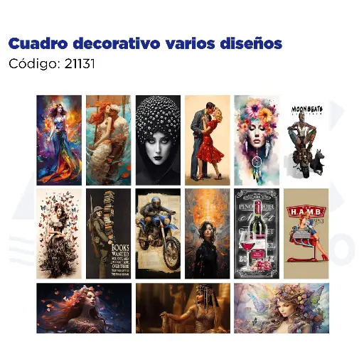 [21131] Cuadro decorativo varios diseños