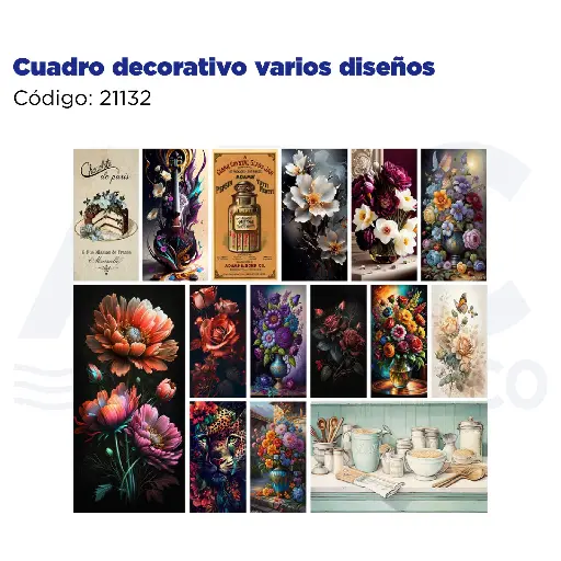 [21132] Cuadro decorativo varios diseños