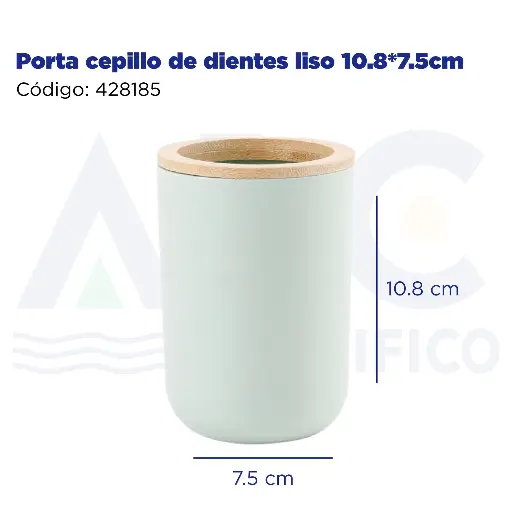 [428185] Porta cepillo de dientes liso 10.8*7.5cm