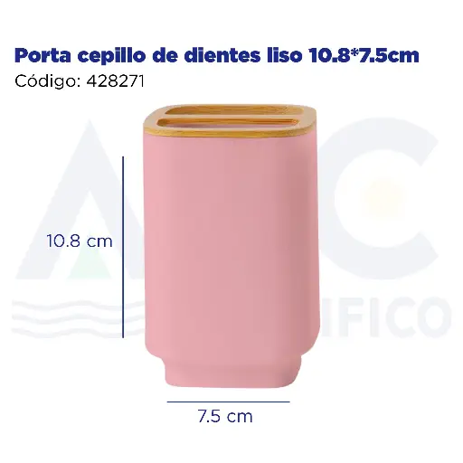 [428271] Porta cepillo de dientes liso 10.8*7.5cm