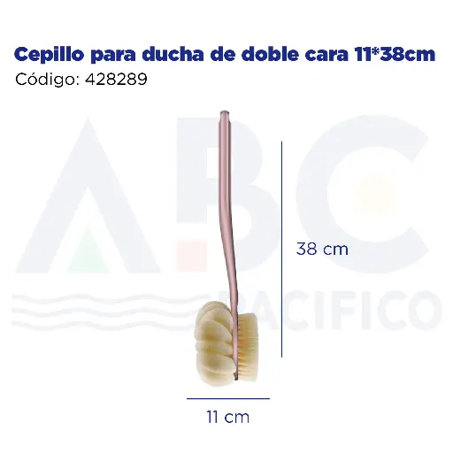 [428289] Cepillo para ducha de doble cara 11*38cm