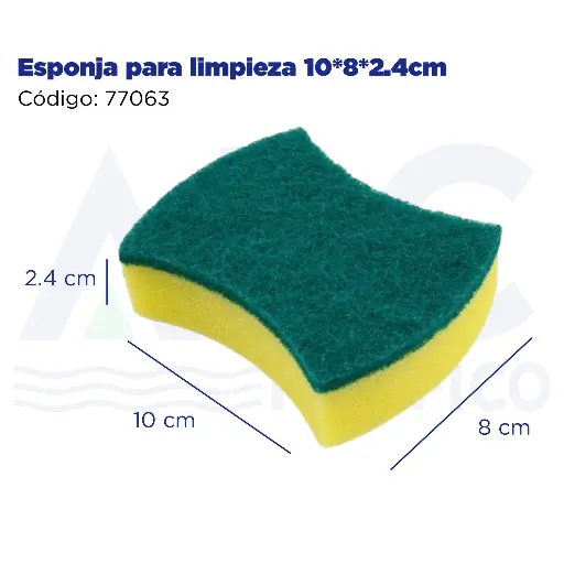 [77063] Esponja para limpieza 10*8*2.4cm