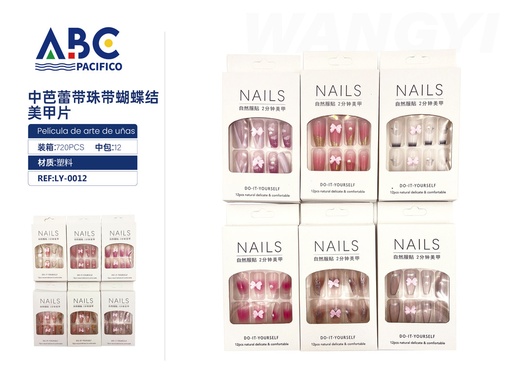 [LY-0012] Set de uñas postizas varios diseños